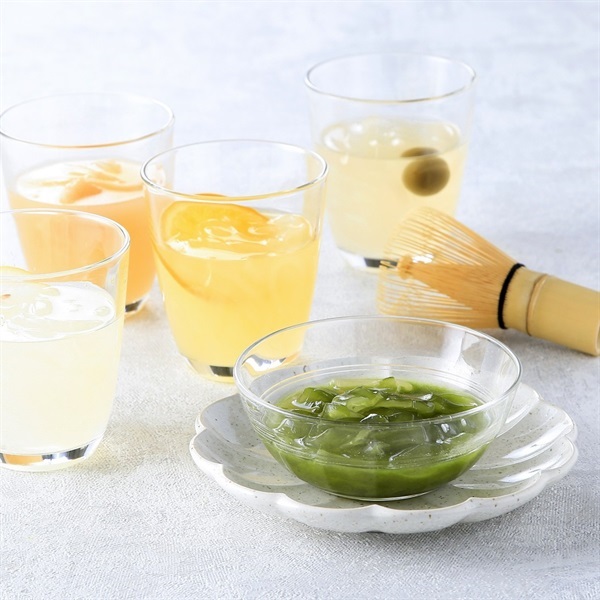 夏季限定】大和抹茶とフルーツのくずきり12個詰合せ